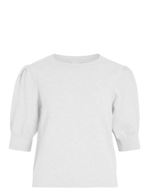 Viril 2/4 Sleeve O-Neck Knit Top - Noos Vila White