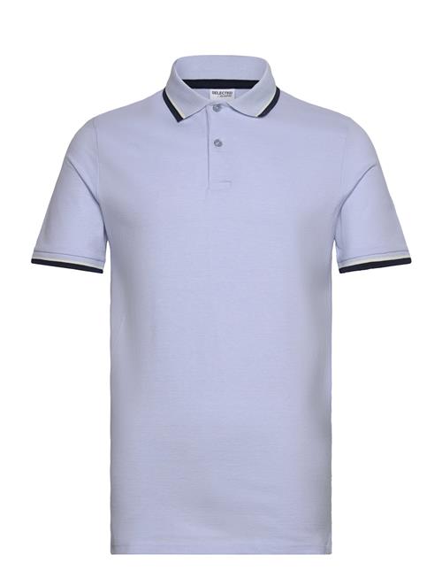 Slhslim-Atlas Sport Ss Polo Noos Selected Blue