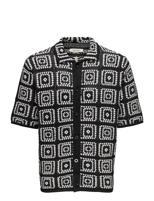 Onsbart Rlx 5 Ss Shirt Knit Noos ONLY & SONS Black
