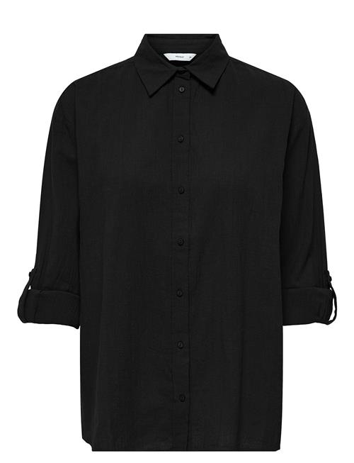 Cartizana Cotton L/S Shirt Wvn Noos ONLY Carmakoma Black