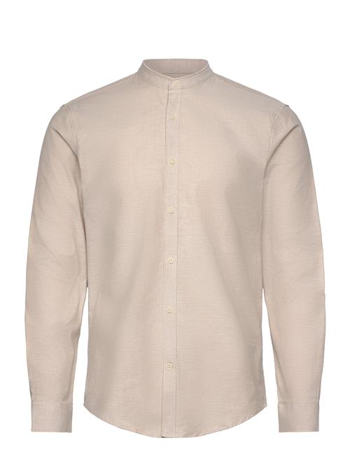 Oxford Superflex Shirt L/S Lindbergh Beige