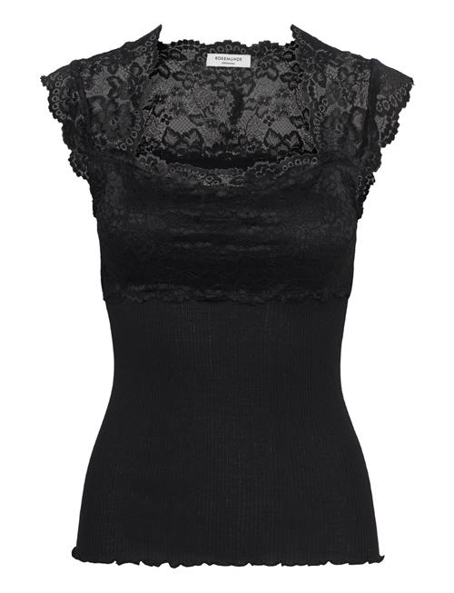 Rwbalta Ss Lace Top Rosemunde Black