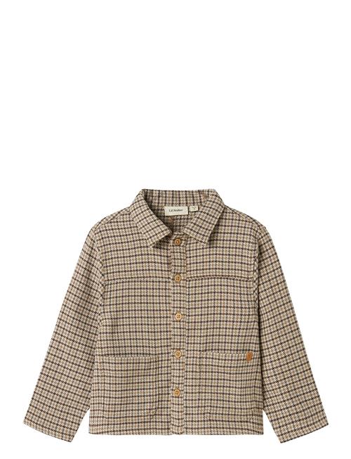 Nmmtevin Ls Nreg Shirt Jacket Lil Lil'Atelier Brown