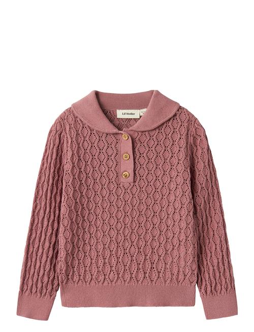 Se Nmftolina Ls Knit Lil Lil'Atelier Red ved Booztlet