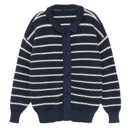 True Artist Nº03 Cardigan Navy Blue | Blå | 10-11 years