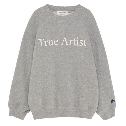 True Artist Nº01 Sweatshirt Melange Gray 8-9 Y  Grå  8-9 år  Unisex