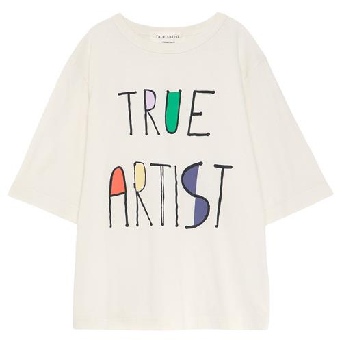 True Artist Nº05 T-shirt Ivory White | Hvid | 10-11 years