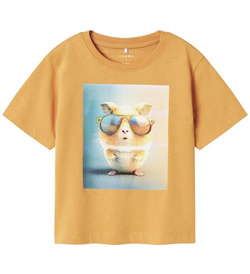 Name It T-shirt - NmmVoto - Gold Earth/Hamster