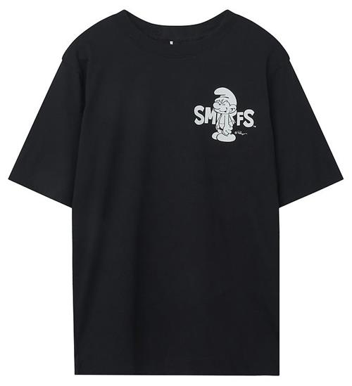 LMTD T-shirt - NlnFordy Smurfs - Sort