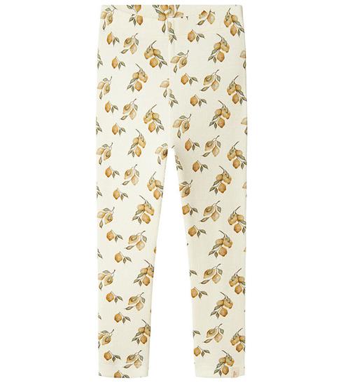 Lil Atelier Lil' Atelier Leggings - NmfGavo - Turtledove/Lemon