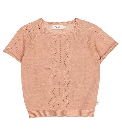 Wheat Strik T-Shirt - Strik - Bella - Rose Dawn m. HulmÃ¸nster