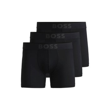 BOSS 3P Active Boxer Brief Sort polyamid Large Herre