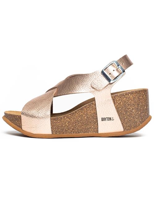 Se Bayton Sandaler 'Jerez'  rosa guld / sort ved About You