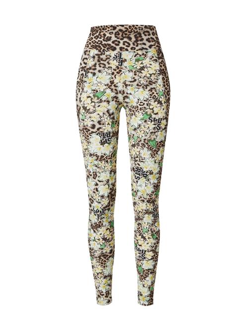 Se Marc Cain Leggings  brokade / lime / sort / hvid ved About You