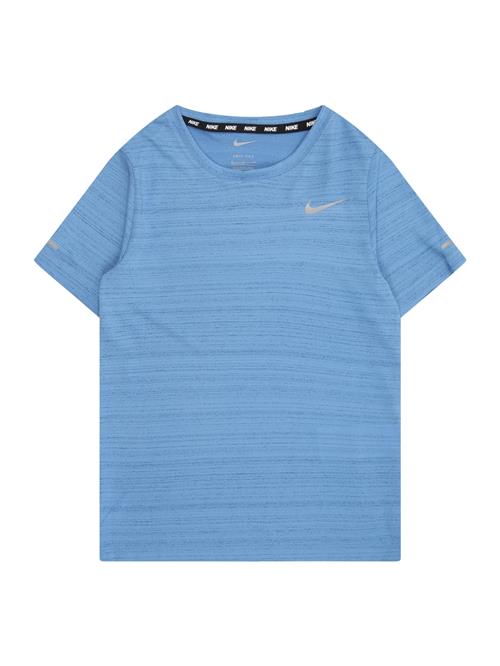 NIKE Funktionsskjorte 'Miler'  blå / sølvgrå