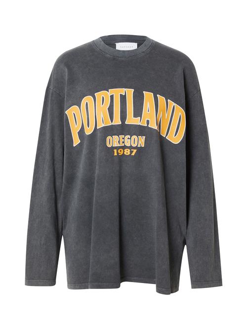 TOPSHOP Shirts 'Portland'  grå / orange / hvid