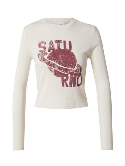 Se TOPSHOP Shirts 'Saturno'  creme / bordeaux ved About You