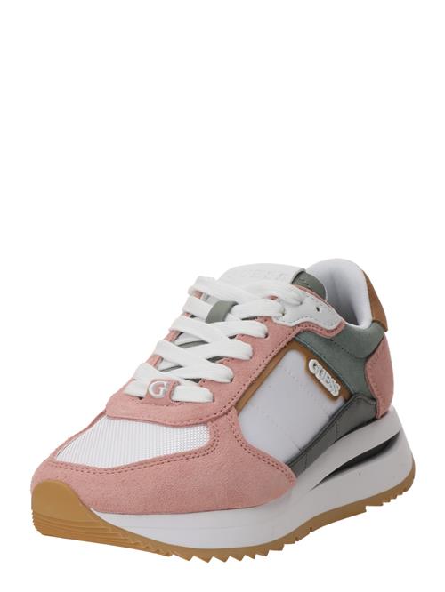 GUESS Sneaker low 'Energy2'  karamel / siv / gammelrosa / hvid