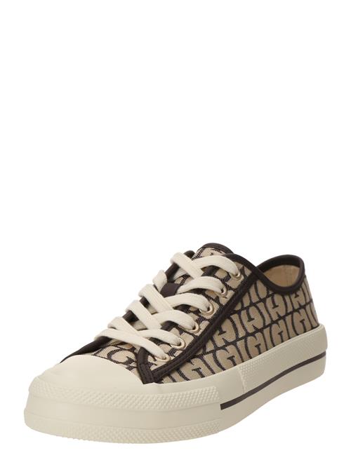 GUESS Sneaker low 'CAREY'  creme / mørkebrun