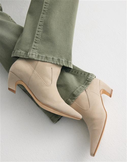 Nelly - Beige - Low Ankel Boho Boot