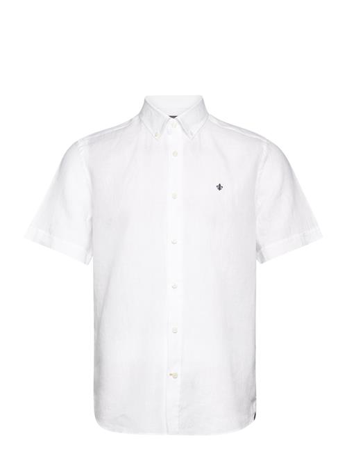 Douglas Linen Ss Shirt-Classic Fit Morris White