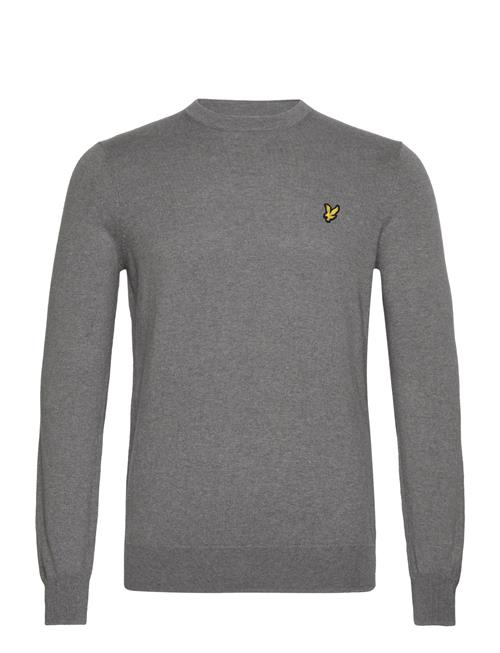 Cotton Merino Crew Neck Jumper Lyle & Scott Grey