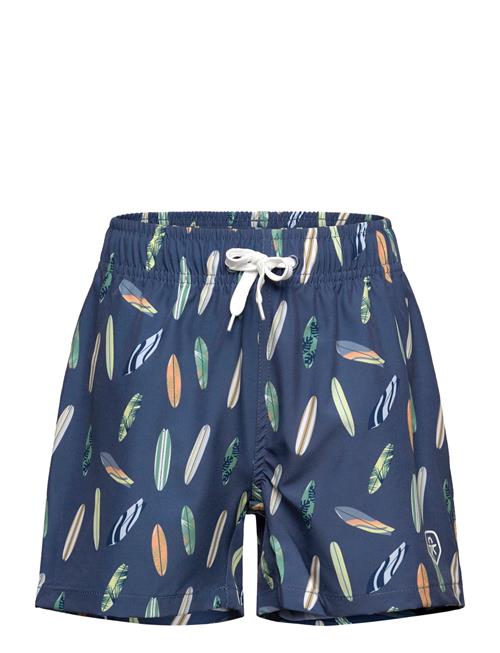 Swim Shorts, Aop Color Kids Navy