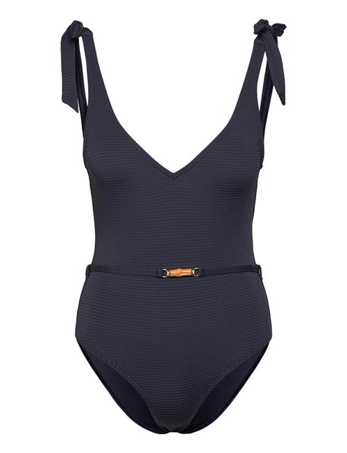 Sally V-Neck Swimsuit Malina Navy