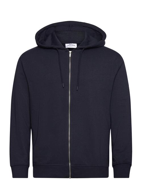 Sweat Hoodie W. Zip Lindbergh Navy