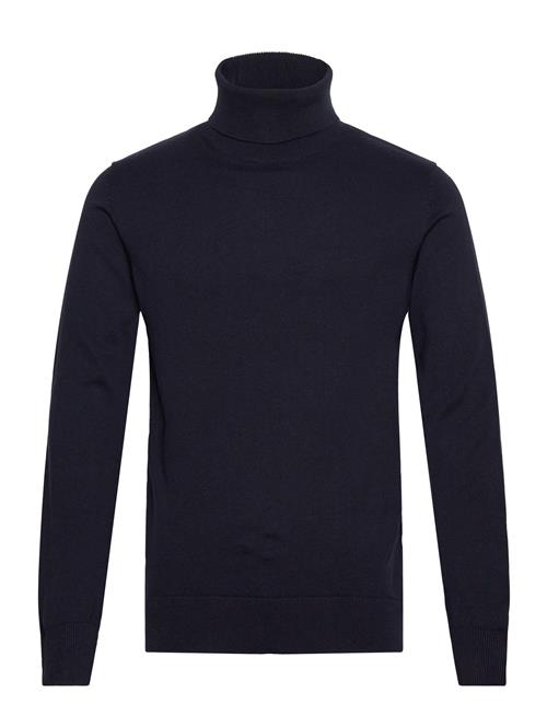 100 Recycle Knit Roll Neck Lindbergh Navy