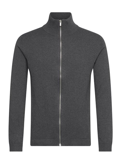 100 Recycle Knit Full Zip Lindbergh Grey