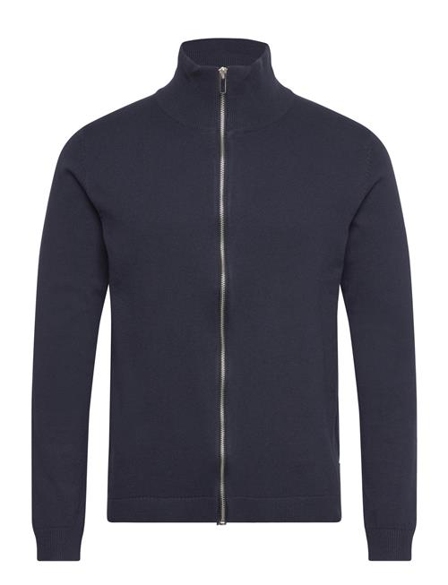 100 Recycle Knit Full Zip Lindbergh Navy