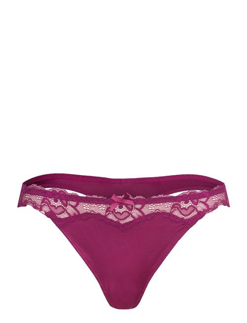 Lace & Shine Thong Hunkemöller Purple