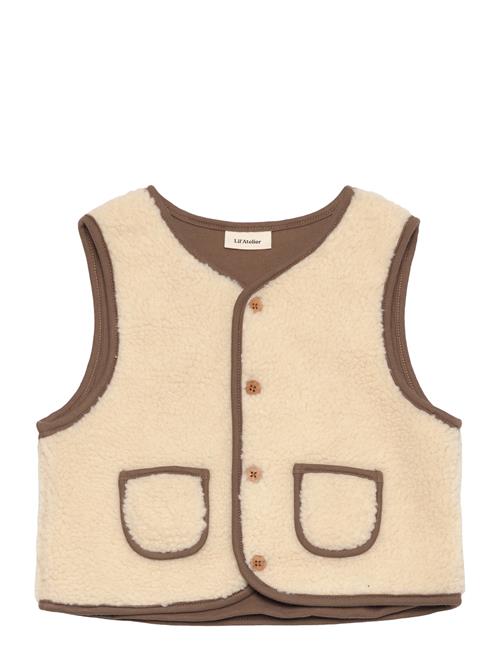 Nmnlajo Loose Vest Lil Lil'Atelier Beige