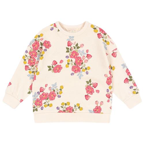 Konges Sløjd GOTS Loupy Lou Sweatshirt Fleuri 9 months  Creme  9 måneder  kvinde