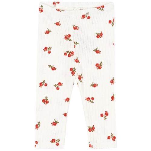 Konges Sløjd GOTS Minnie Leggings Rose Red | Hvid | 2 years