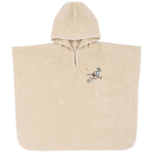 Se Konges Sløjd GOTS Terry Poncho Summer Sand | Beige | 12-18 months ved Babyshop