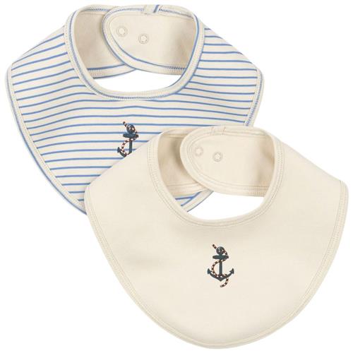 Konges Sløjd Basic 2-Pack Hagesmæk Stripe Provence Mix One Size      mand