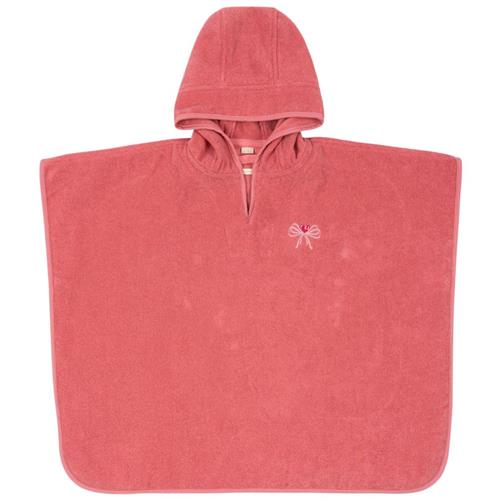 Se Konges Sløjd GOTS Terry Poncho Flamingo Plume | Lyserød | 2-4 years ved Babyshop