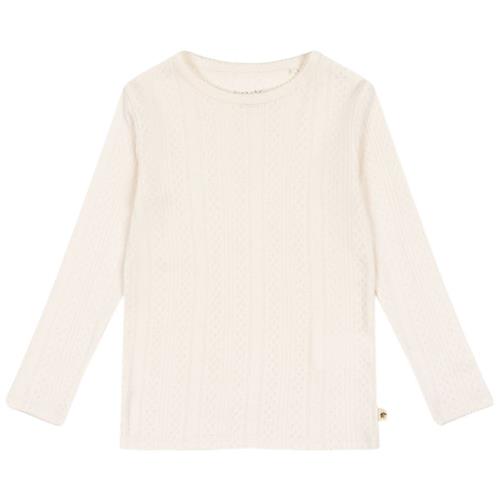 Konges Sløjd GOTS Minna Langærmet Top Antique White 12 months  Creme  12 måneder  kvinde