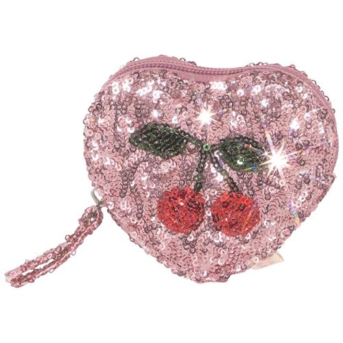 Konges Sløjd Sequin Heart Tegnebog Mellow Rose | Lyserød | One size