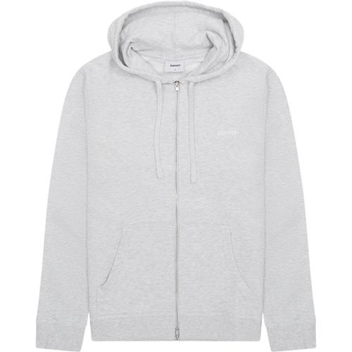 Se Bareen Classic Zip Hoodie Cloudy Grey ved Quint