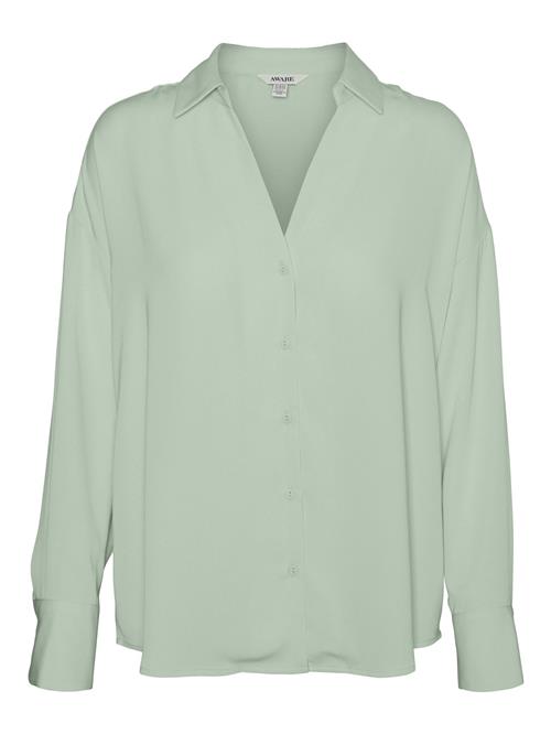 VERO MODA Bluse 'GISELLE'  grøn