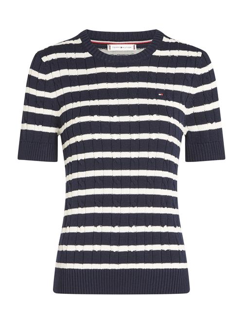 Se TOMMY HILFIGER Pullover  blå / hvid ved About You