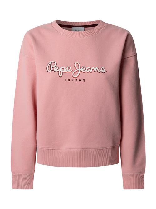 Pepe Jeans Sweatshirt 'Maddy'  lyserød / mørk pink / hvid