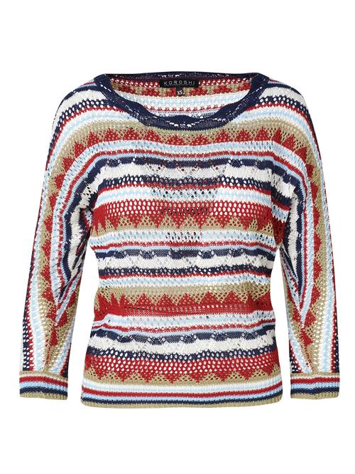 KOROSHI Pullover  blå / lyseblå / rød / hvid