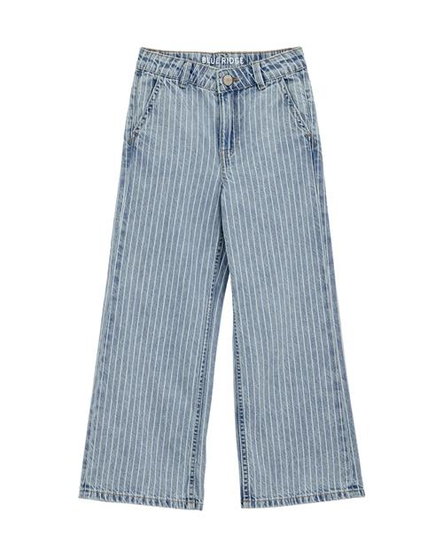 WE Fashion Jeans  blue denim / hvid