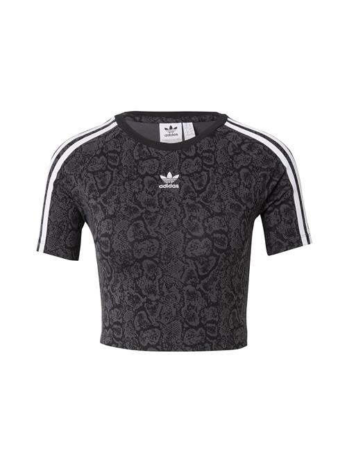 Se ADIDAS ORIGINALS Shirts 'SNAKE BABY'  mørkegrå / sort / hvid ved About You