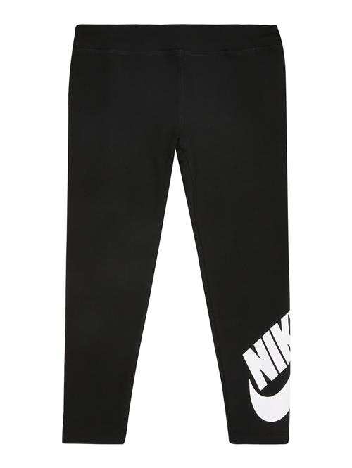 Nike Sportswear Leggings 'CLUB'  sort / hvid