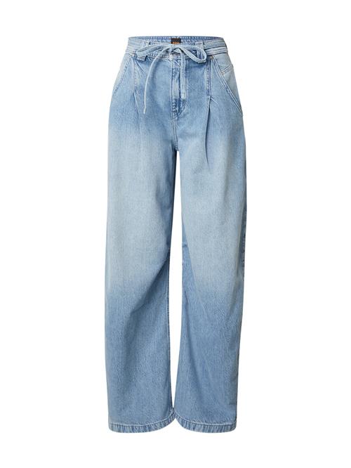 BOSS Jeans med lægfolder  blue denim